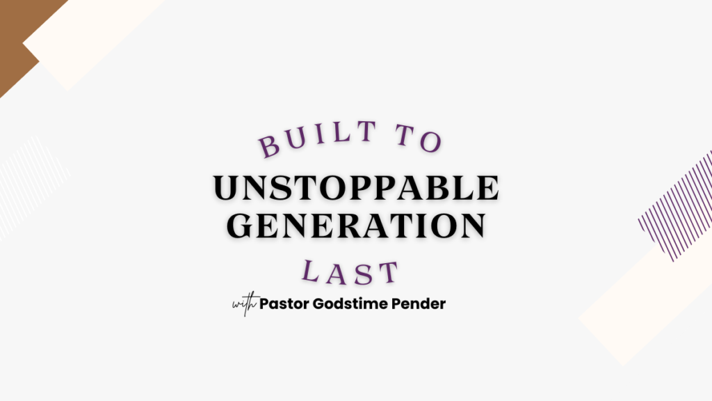 Built to last service banner
