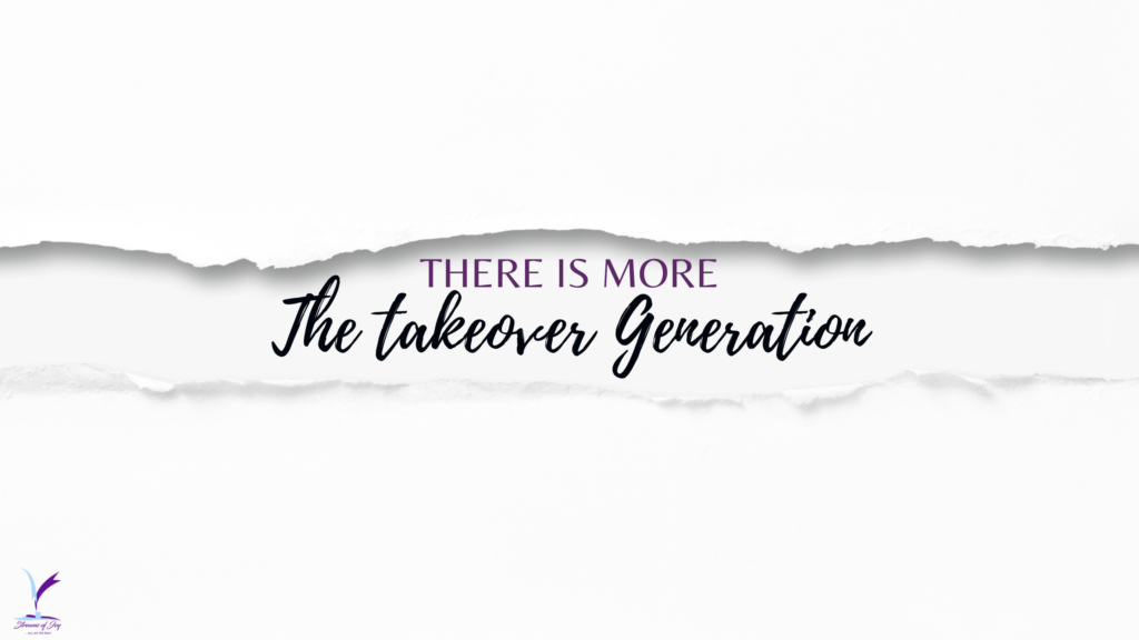 The takeover generation banner