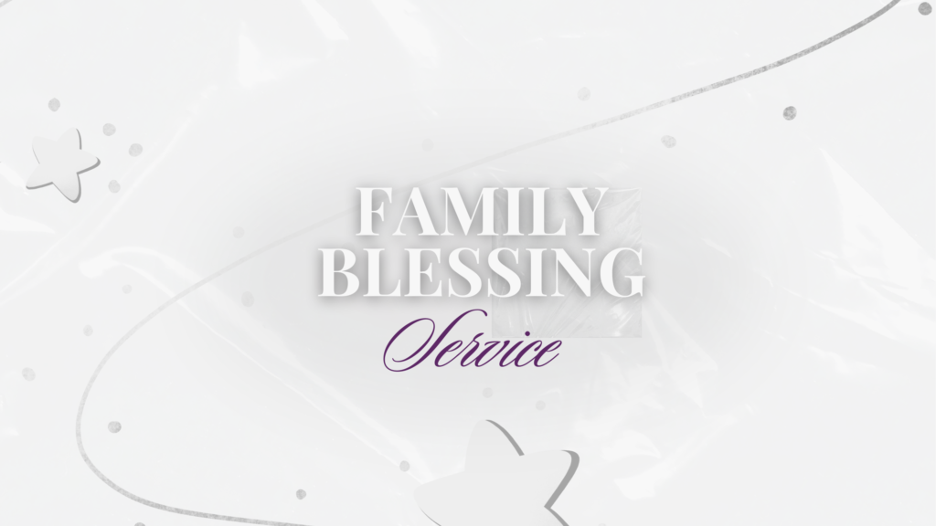 Streams of joy family blessing banner