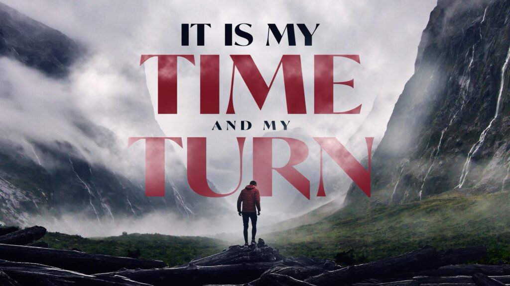 It is my turn service banner