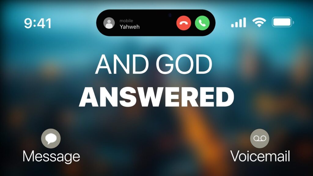 And God Answered Sunday Srvice