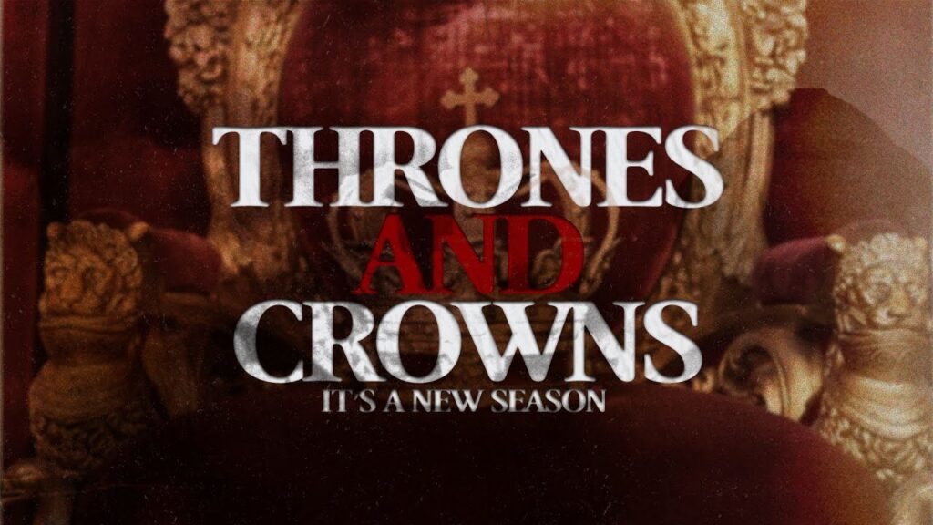 Sunday service banner - Thrones and Crowns